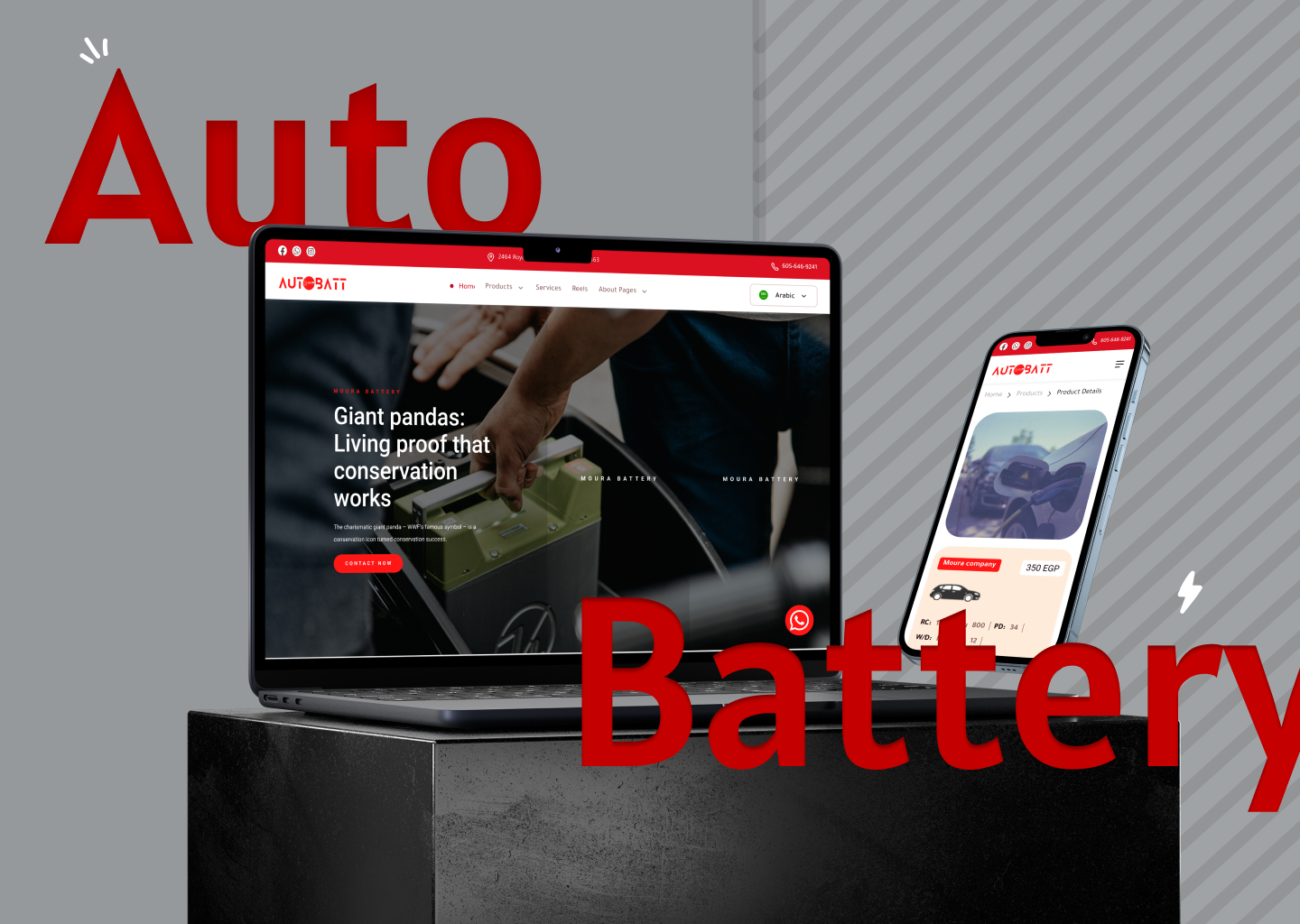 Autto Battery - Automotive Battery Showcase