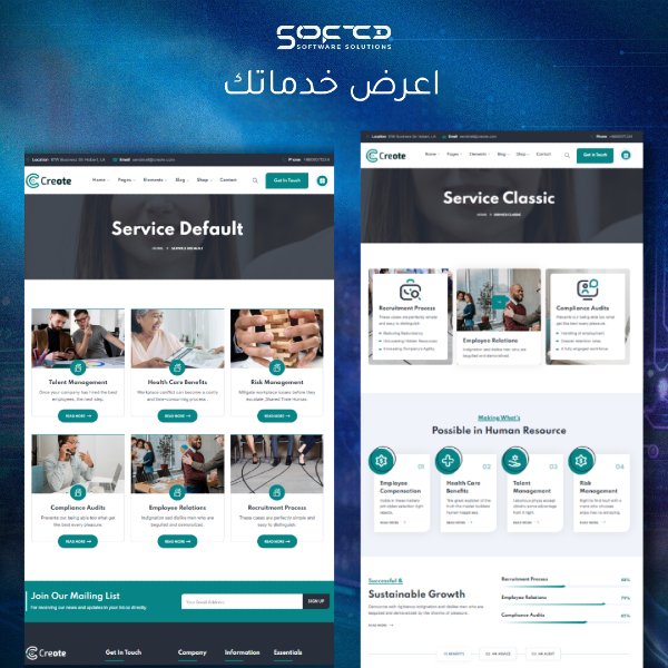 Present Your Services Professionally – with Creato by Softa