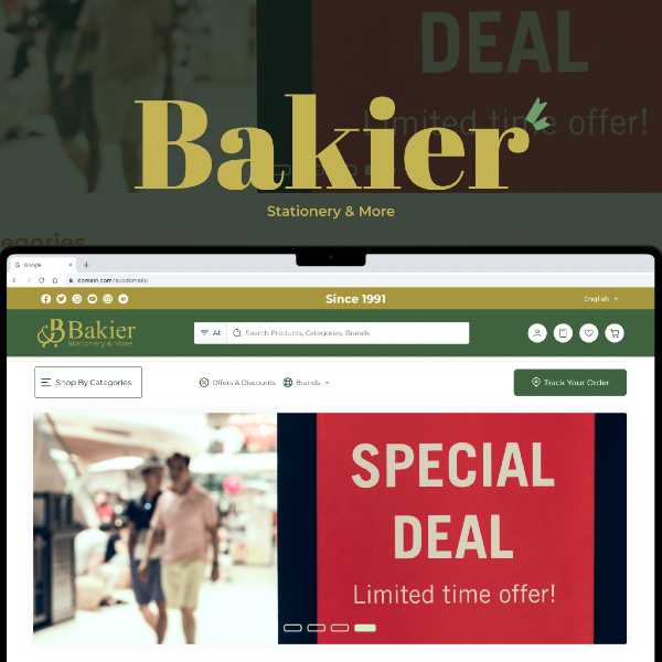 Bakeir - E-Commerce
